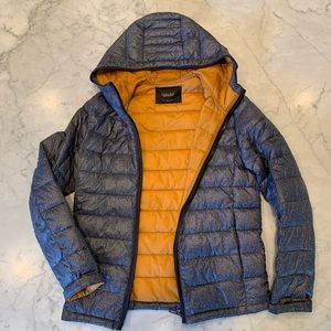 Zara Man puffer jacket w/ hood